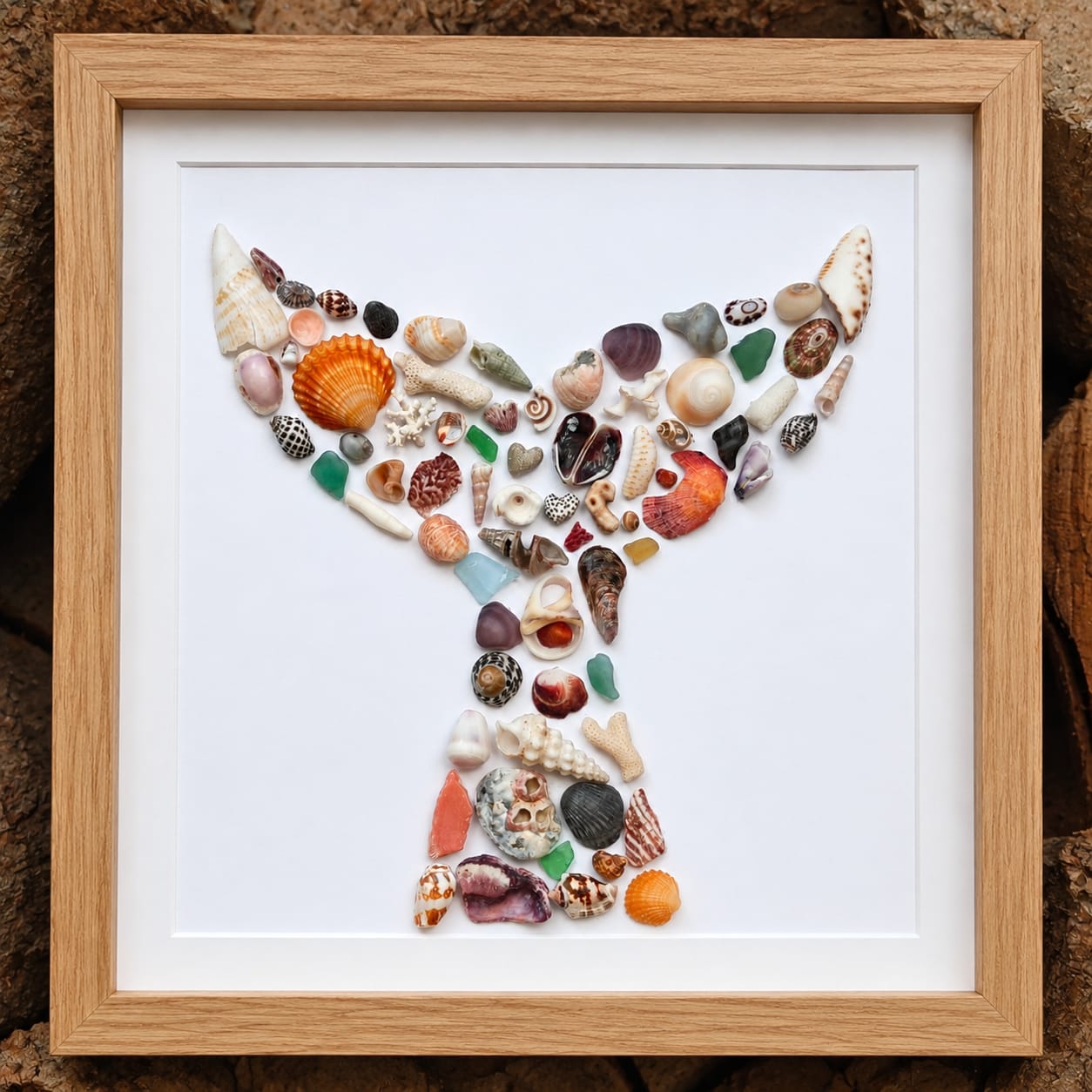 Colorful Seashell Mermaid Tail