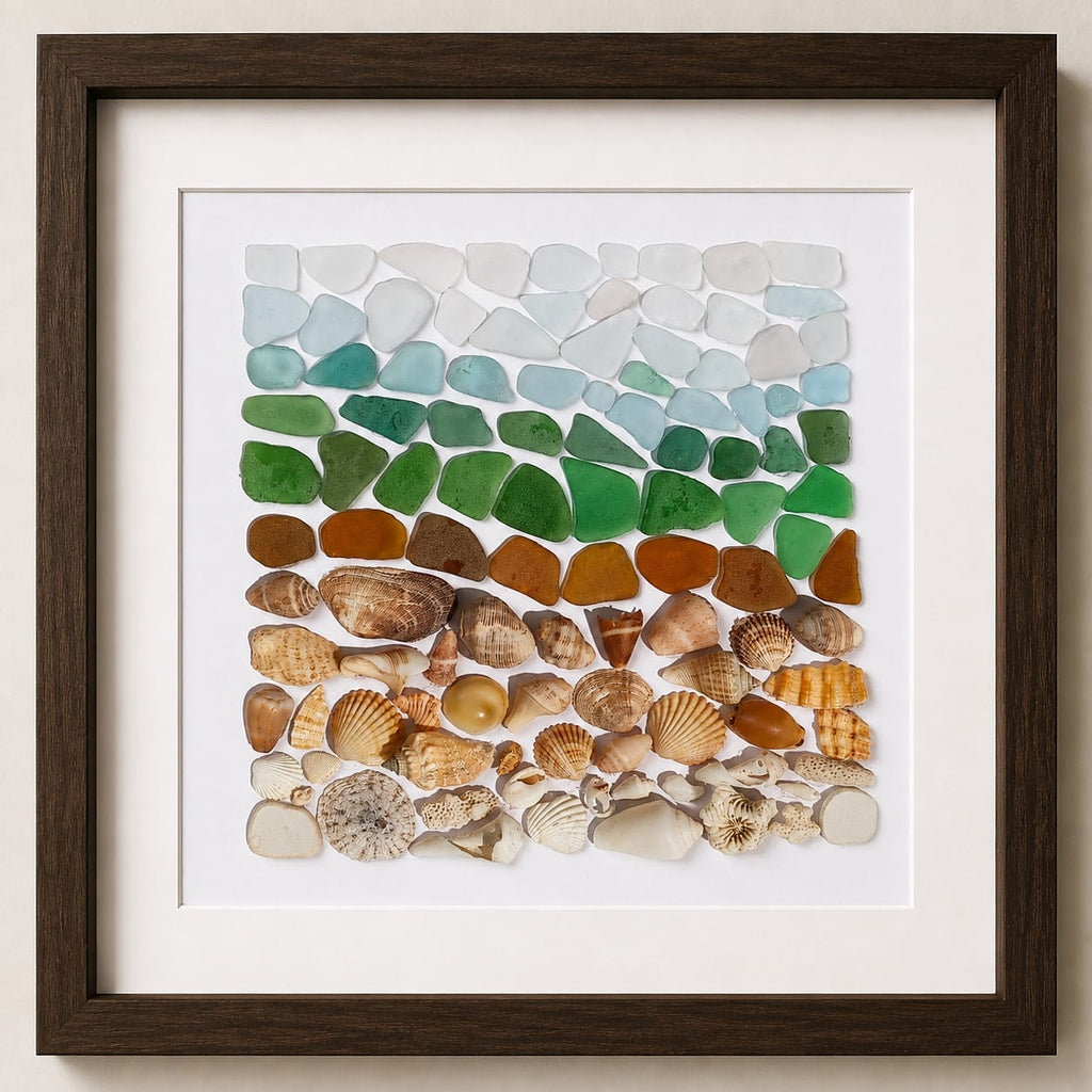 Sea Glass & Seashell Ocean Gradient