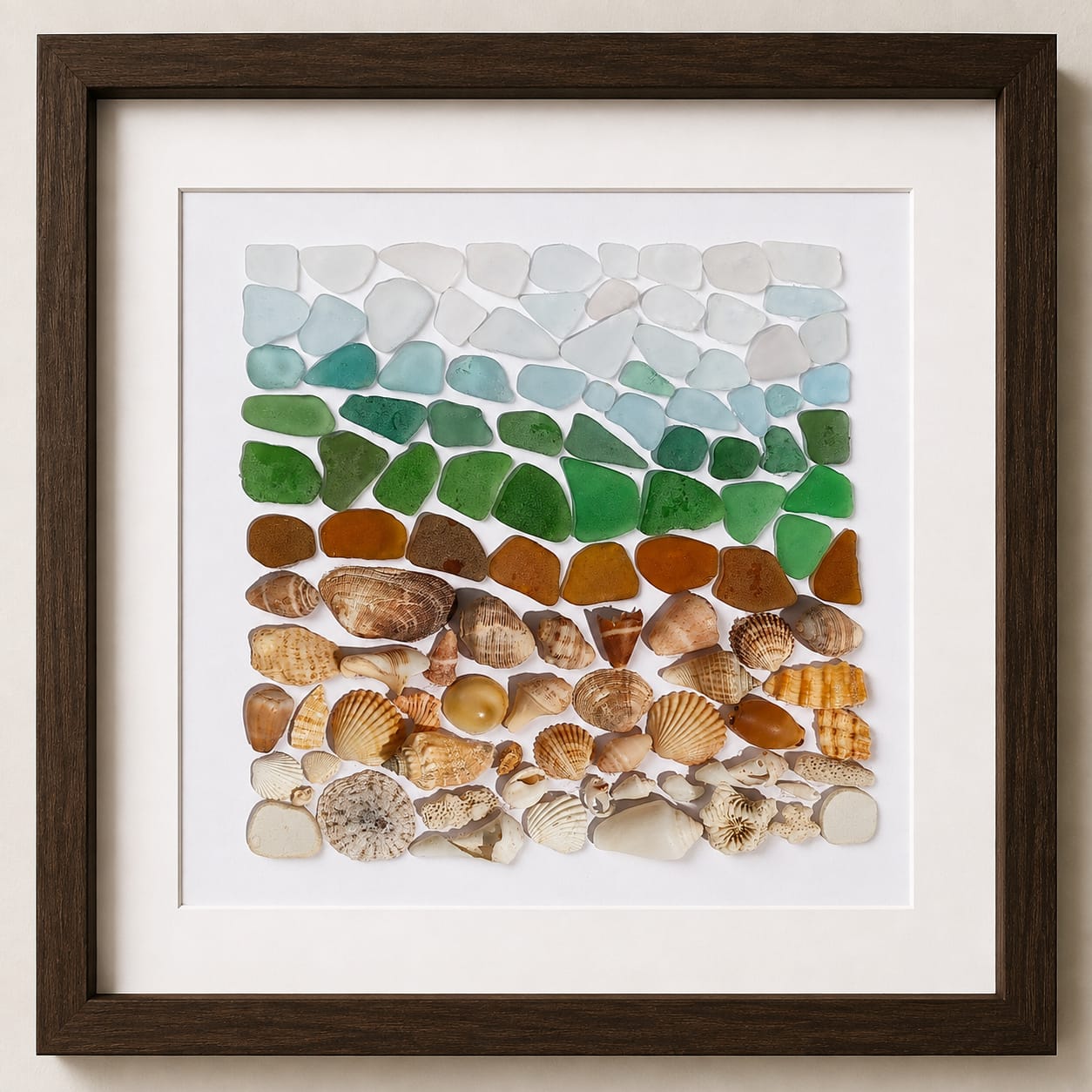 Sea Glass & Seashell Ocean Gradient