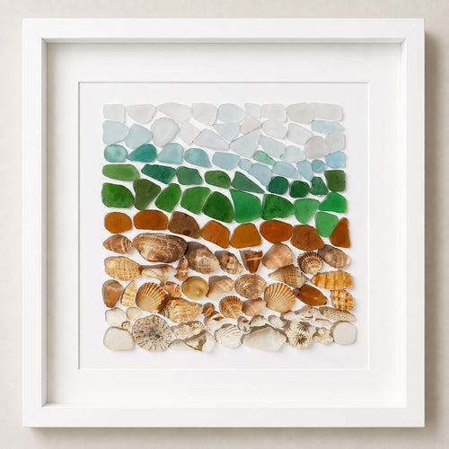 Sea Glass & Seashell Ocean Gradient