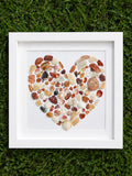 Coral & Sunset Heart